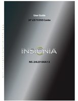 INSIGNIA NS24LD120A13OM Operating Manuals