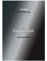 Insignia NS24LD120A13OM TV Operating Manual