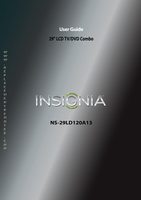 INSIGNIA NS29LD120A13OM Operating Manuals