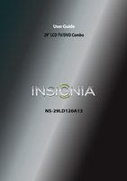 Insignia NS29LD120A13OM TV Operating Manual