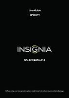 Insignia NS32D20SNA14OM TV Operating Manual