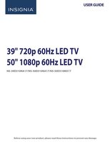 Insignia NS-39D310NA17 NS-50D510MX17 NS-50D510NA17 TV Operating Manual