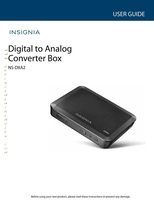 Insignia NSDXA2 Digital TV Tuner Converter Box Operating Manual