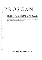 Proscan PLED2243AOM Operating Manuals