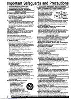 Panasonic PVC1332W TV/VCR Combo Operating Manual