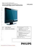 Philips 32HF5335D/27 TV Operating Manual