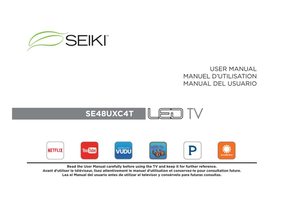 Seiki Pro Smart V3.0 SE48UXC4T TV Operating Manual