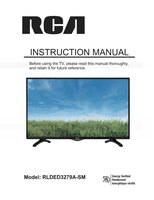 RCA RLDED3279A-SM TV Operating Manual