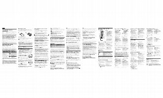 Sony RMV402 & CodesOM Universal Remote Control Operating Manual