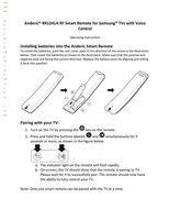 Anderic RR1241A for Samsung with Voice TV Remote Control