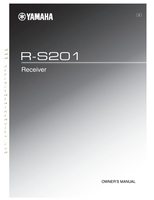 Yamaha RAX30 Audio System Operating Manual
