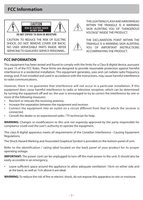 RCA RT2906 Home Theater System Operating Manual