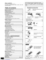 Technics SADA10 SADA8 Audio/Video Receiver Operating Manual