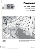 Panasonic SAPM11 Audio System Operating Manual