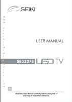 SEIKI SE322FSOM Operating Manuals