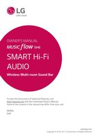 LG SH6 Sound Bar System Operating Manual