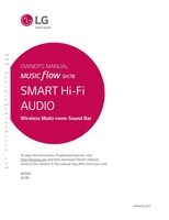 LG SH7B Sound Bar System Operating Manual