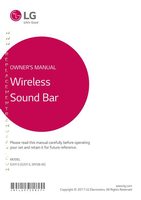 LG SJ5Y SPJ5B-W Sound Bar System Operating Manual