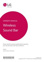 LG SJ5Y SPJ5B-W Sound Bar System Operating Manual