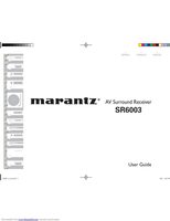 MARANTZ SR6003OM Operating Manuals
