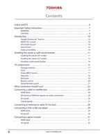 Toshiba 55L711U18 TV Operating Manual