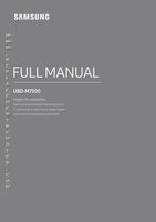 Samsung UBDM7500 Blu-Ray & Home Theater System Operating Manual