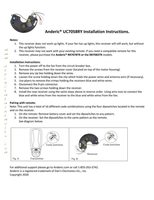 Download Anderic UC7058RY/7058YM-01 For Windward II Ceiling Fan Receiver documentation