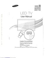 Samsung UN24H4000OM TV Operating Manual