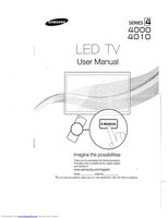 Samsung UN24H4000OM TV Operating Manual