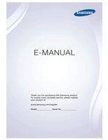 Samsung UN32J5205AFXZA TV Operating Manual