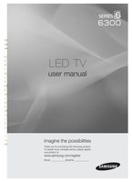 Samsung UN40C6300 UN46C6300 UN55C6300 TV Operating Manual