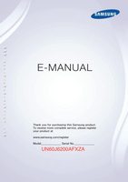 Samsung UN60J6200AFXZAOM TV Operating Manual