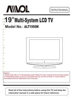 Avol ALT1950MOM TV Operating Manual