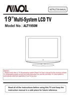 Avol ALT1950MOM TV Operating Manual