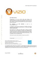Vizio V037LHDTV10A TV Operating Manual
