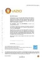 VIZIO VO22LFOM Operating Manual