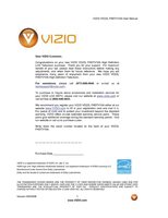 Vizio VO22LF TV Operating Manual