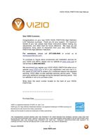 Vizio VO22LF TV Operating Manual