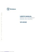 Westinghouse VR5535ZOM Operating Manuals