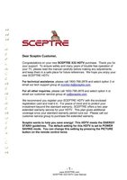 Sceptre X322BVHDOM Operating Manuals