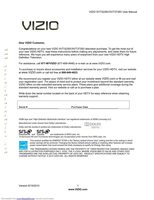 Vizio XVT373SV TV Operating Manual