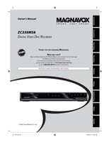 Magnavox ZC350MS8 DVD Recorder (DVDR) Operating Manual