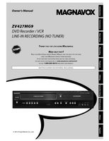 Magnavox ZV427MG9A DVD/VCR Combo Player Operating Manual