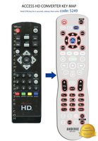 Access HD ACC001 Digital TV Tuner Converter Remote Control