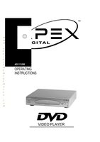 Apex AD1110 DVD Player Operating Manual