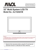 Avol ALT32130MOM TV Operating Manual