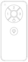 Generic FAN65T Ceiling Fan Remote Control