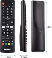 Anderic Generics AKB75095307 For LG TV Remote Control