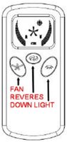 Generic UC380T Ceiling Fan Remote Controls