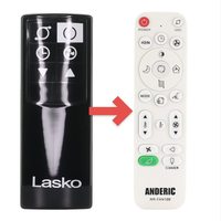 Anderic 2033694 Upright Fan Remote Controls